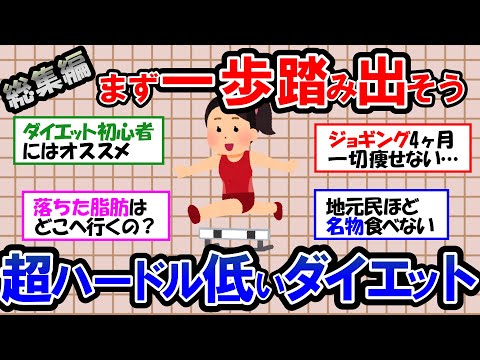 【ガルちゃん 有益トピ】ダイエット初心者はまずここから！無理せずゆっくり痩せる超ハードルの低いダイエットの第一歩！【ゆっくり解説】