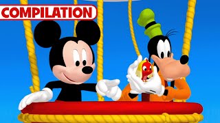 Mickey Mouse Clubhouse Best Goofy Full Episodes! 🤪 | Compilation | @disneyjr