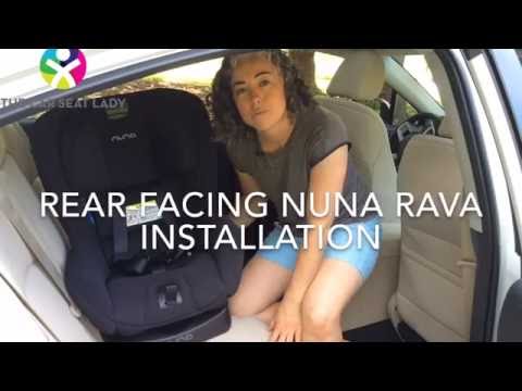 Nuna Rava || Rear-facing Seat Belt Installation