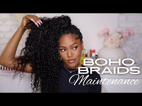 How to Maintain & Untangle Human Hair Boho Braids