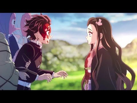 Tanjiro is amazed that Nezuko can stand the sun | Kimetsu No Yaiba S3