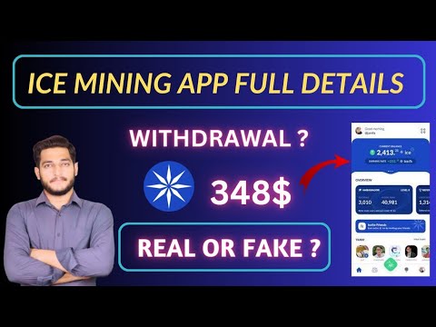 Ice Mining App || Ice Mining App Real or Fake || Ice Mining Withdrawal || New Free Mining App