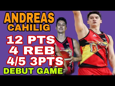 ANDREAS CAHILIG DEBUT PERFORMANCE FOR SAN MIGUEL BEERMEN