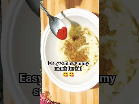 Easy 2 min snacks for kid, 🤤😋 #salu recipe @SaluShorts