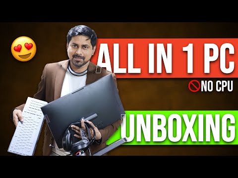 My new All In One PC - Lenevo | AIO Unboxing and Quick Review