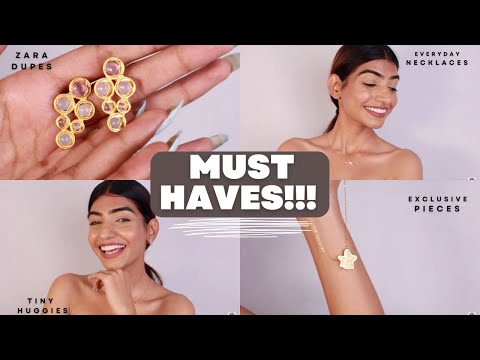 AMAZON affordable Dainty Jewellery Haul | Trendy Necklace, Bracelet, Earrings!!!