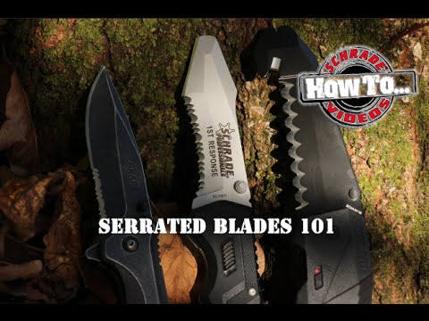 Serrated Blades 101 - SCHRADE Quick Tips Video