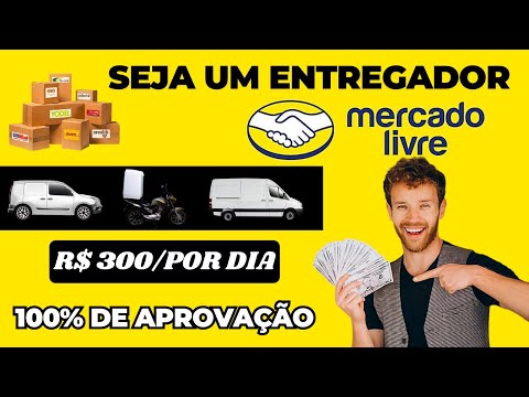 Como Ser um ENTREGADOR do MERCADO LIVRE / Cadastro Passo a Passo