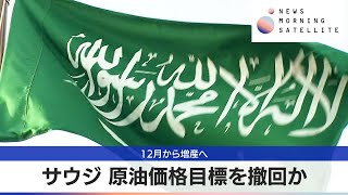 サウジ 原油価格目標を撤回か　12月から増産へ【モーサテ】