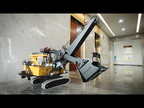 Amazing design！！ A fully electric shovel.1/25 P&H 4100XPC electric rope shovel excavator.