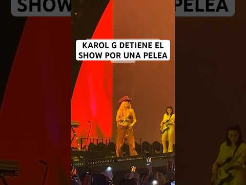 KAROL G DETIENE SHOW Y REGAÑA A FANTÁSTICOS