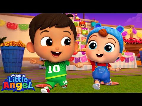 Skeleton Street Party | Little Angel And Friends Kid Songs