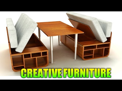 SPACE SAVING FURNITURE IDEAS 2020 | Creative Space Saving Solutions - MultiFunctional Furniture