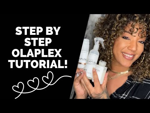 How to Use OLAPLEX N°0 N°3 & N°9 for Healthier Curls! #olaplex #damagedhair #healthyhair