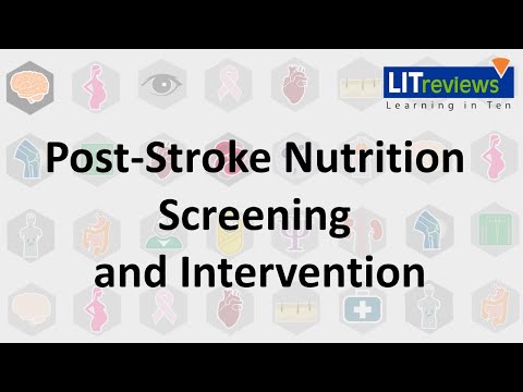 Post Stroke Nutrition-Screening and Intervention