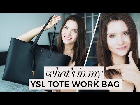 What's In My YSL Saint Laurent Work Bag TAG + Cuyana Insert Organizer Review