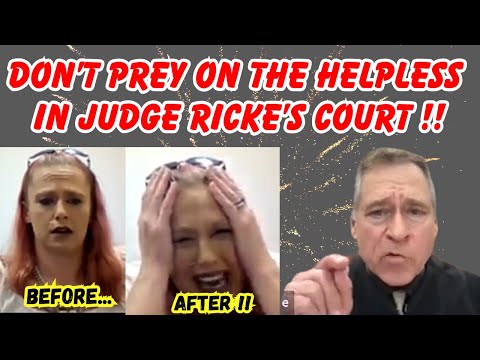 JUDGE SLAMS A DEFENDANT WHO PREYED ON THE HELPLESS WITH A SURPRISE SENTENCE SHE WAS NOT EXPECTING!