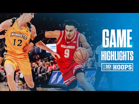 Wisconsin at Marquette | Highlights | Big Ten Basketball | 12/07/2024