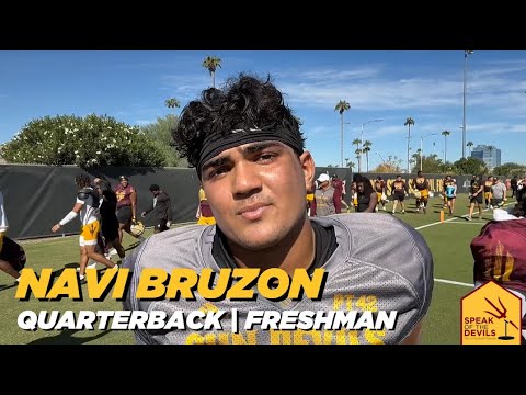 ASU QB Navi Bruzon on his growth & freshman year