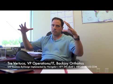 Backjoy Orthotics utilizes Navigator & SAP to Run Simple