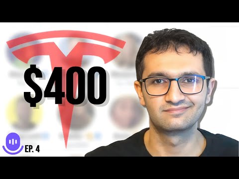 TESLA STOCK HITS $400! (LIVE SPACES)