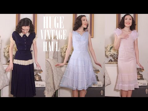 HUGE Toronto Vintage Clothing Show Haul | Carolina Pinglo