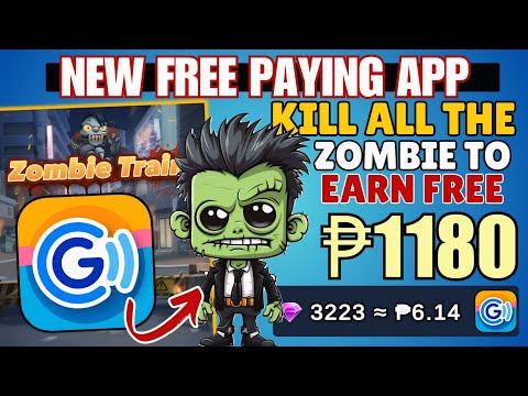 KILL ZOMBIES TO EARN GCASH=EARN FREE ₱1180||BAGONG LEGIT APP|ZOMBIE TRAIN APP#earningapp#makingmoney