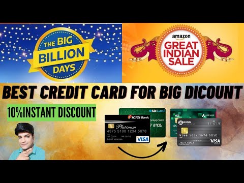 Best Credit Cards for BIG BILLION DAYS & AMAZON GREAT INDIAN FESTIVAL Sale 2023 !!