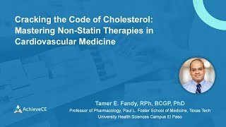 Cracking the Code of Cholesterol: Mastering Non-Statin Therapies – Live Webinar on 12/23/24