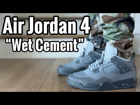 Air Jordan 4 “Wet Cement” Review & On Feet