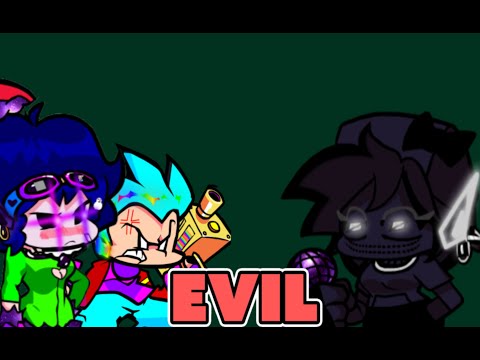 fnf neo rainbow world city corruption edit gf vs evil kaity day 2