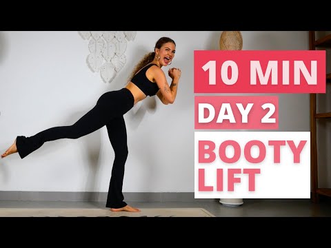 10-Min Lower Body Standing Workout | Tone, Burn & Lift Booty Anywhere! No Equipment!