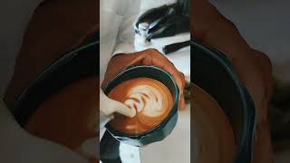 Espresso Machine cappuccino video #latteart  #coffee #tutorial #ytshorts #youtubeshorts #espresso