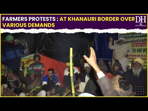 Farmers protests at Khanauri border over various demands