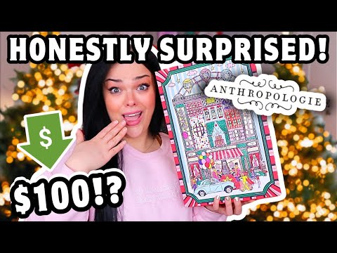 SURPRISING $100 ADVENT!? | Anthropologie Advent Calendar Unboxing (Advent #7)