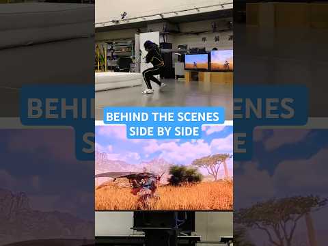 Motion capture side-by-side for Monster Hunter Wilds!