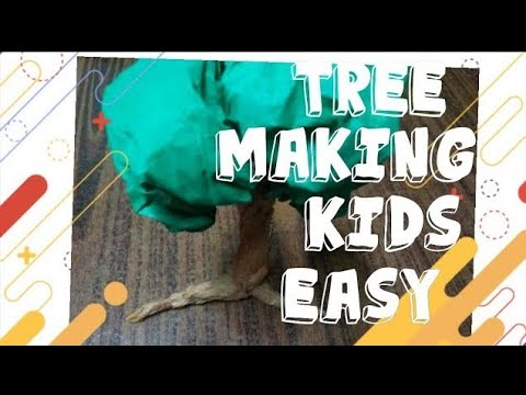 How to Make A Model Tree | Sabithas Tuto | Environment Day Project