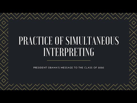 PRACTICE OF SIMULTANEOUS INTERPRETING | ENGLISH DEPARTMENT UDAYANA UNIVERSITY | 2021