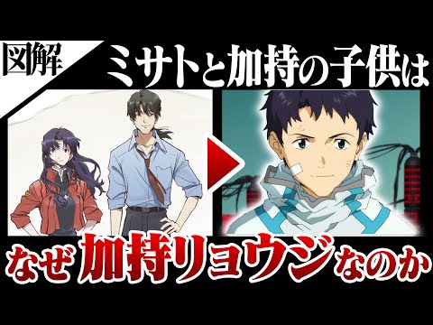 【加持リョウジJrの由来】ミサトと加持の子供の名前はなぜ“加持リョウジ”なのか？【シンエヴァンゲリオン解説・考察】