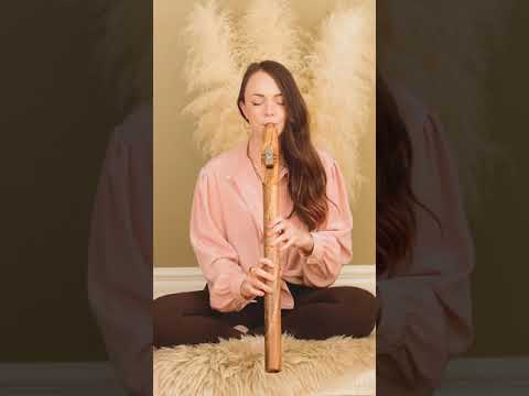 The Most Calming and Relaxing Native American Style Bass Flute - Lumira - Tiktok