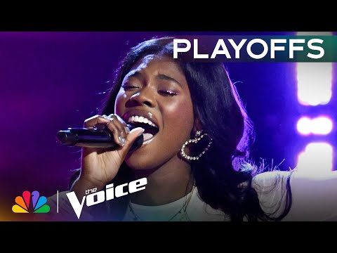 Mikaela Ayira Dedicates Her Performance of "Love" to Her Mother | The Voice Playoffs | NBC