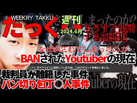 週刊たっくー6月①号【2024.5月29日～6月4日のたっくー動画一気見】まとめ・作業用・睡眠用