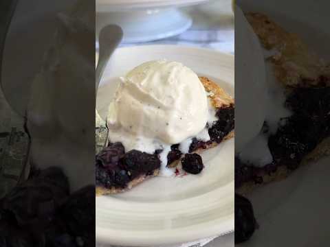 Italian Rustic Blueberry Crostata #easyrecipe #baking