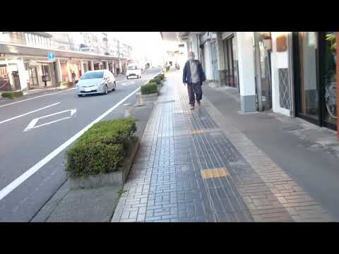 大町駅前から若一王子神社への道