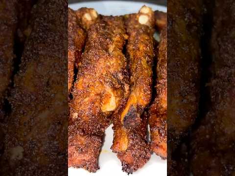 Baked pork ribs no sauce needed #spareribs #bakedfood #dinnerideas #pork #crispy #dinnerrecipe