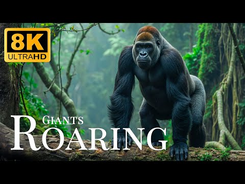 Roaring Giants 8K ULTRA HD🐾Wild Beasts With Soft Violin Melodies