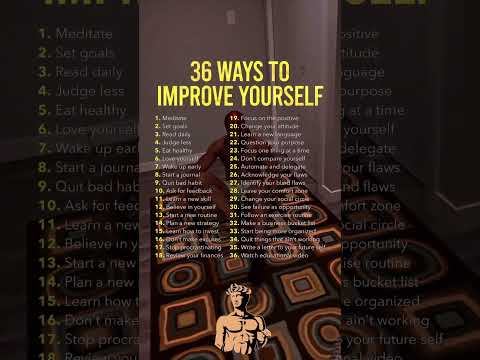 36 Ways to Improve Yourself #SelfImprovement #PersonalGrowth #SuccessJourney 💡🌱