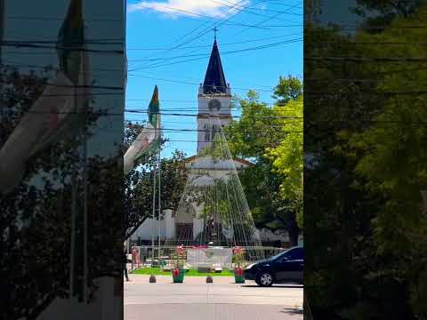 Catedral de General Rodríguez coronando la plaza central #shorts #generalrodriguez