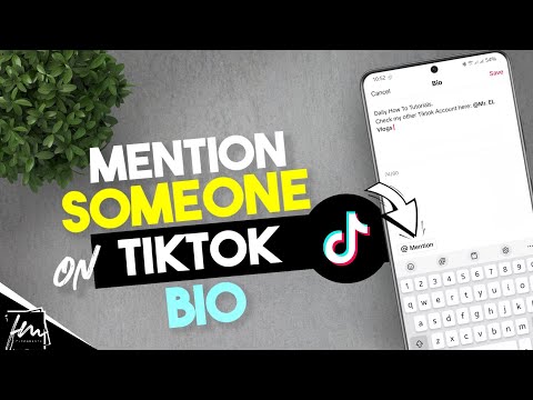 How to Mention Someone in your Tiktok Bio