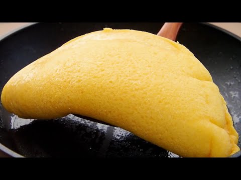 Make super fluffy omelettes with 3 eggs / Ohm egg like soufflé